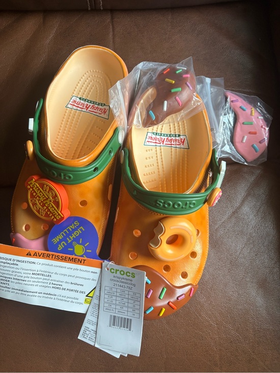 CROCS Shoes - Crocs Krispy Kreme Sprinkle Donut Clogs